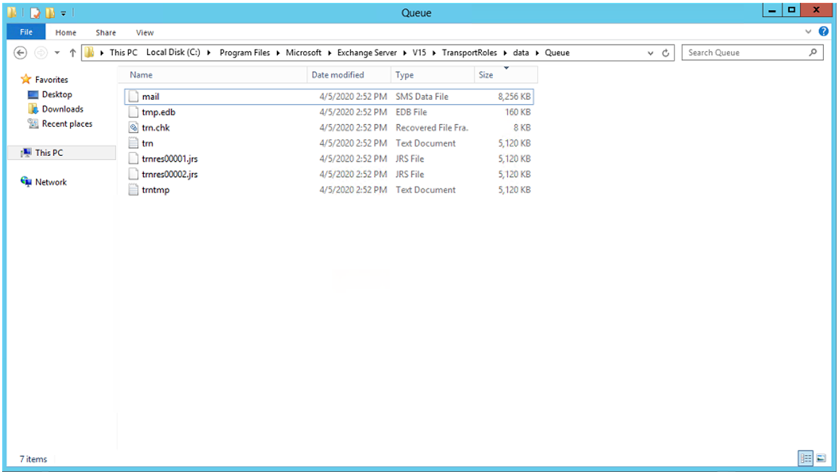 mail.que 8 MB in Size
